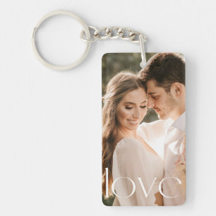 Custom Personalize Photo and Text   Key Ring