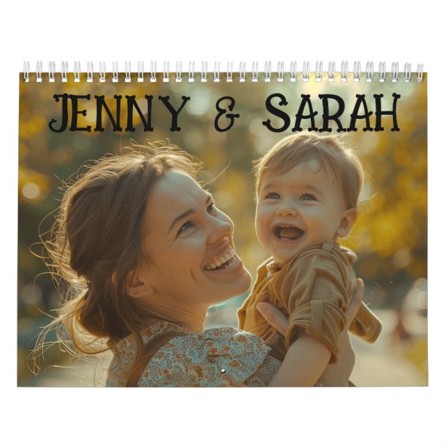 CUSTOM PERSONALIZED 2026 PHOTO CALENDAR (Cover)