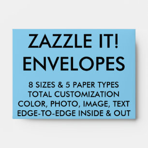 Custom Personalized A6 Card Envelope Blank