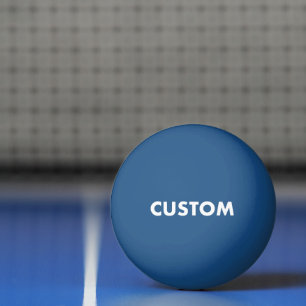 Custom Personalized BLUE Table Tennis Ping Pong Ball