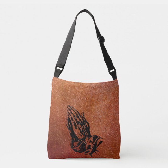 Custom Personalized Fake Leather Church Bag (Front)