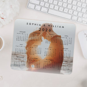 Custom Personalized Family Photo 2021 Calendar Mouse Pad