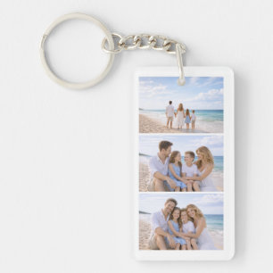 Custom Personalized Family Photo Key Ring