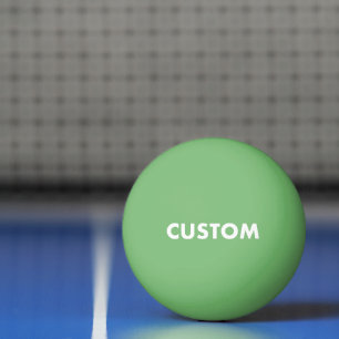 Custom Personalized GREEN Table Tennis Ping Pong Ball