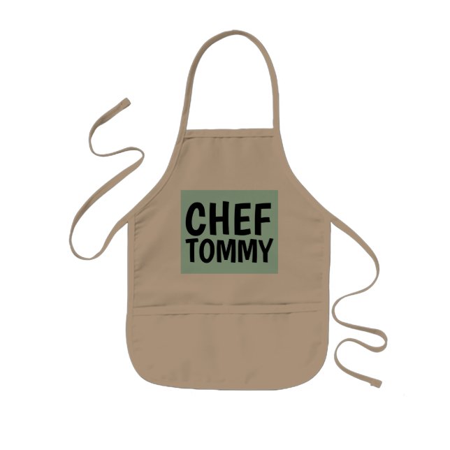 CUSTOM PERSONALIZED KIDS FUNNY CUTE Kitchen Apron (Front)