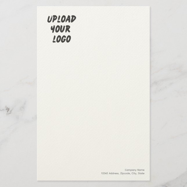 Custom Personalized Logo Stationery (Front)