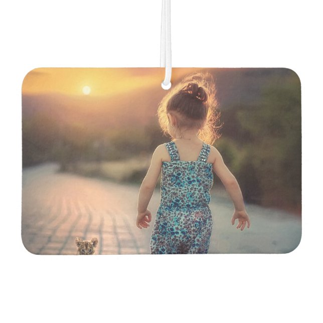 Custom Personalized Photo  Car Air Freshener (Front)