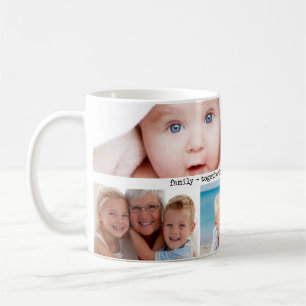 Custom Personalized Photo Collage Coffee Mug