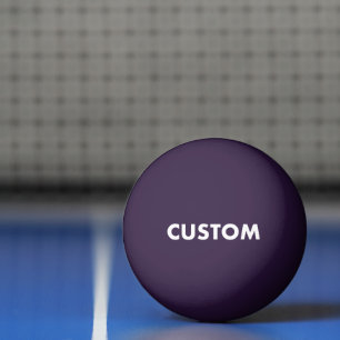 Custom Personalized PURPLE Table Tennis Ping Pong Ball