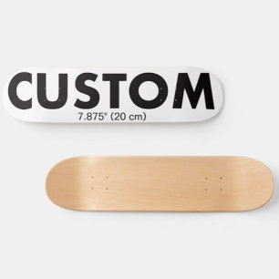 Custom Personalized Skateboard Deck 7.875" (20cm)