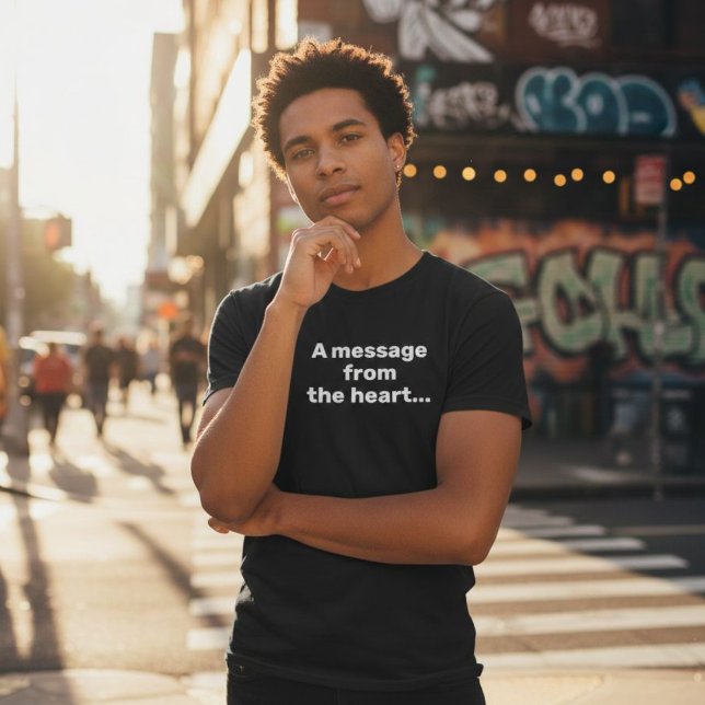 Custom Personalized T-Shirt with Name or Message (Creator Uploaded)