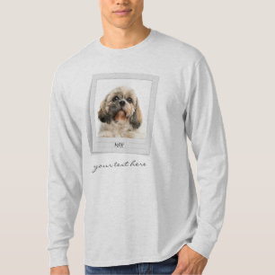 Custom Pet Birthday Photo Frame Personalised T-Shirt