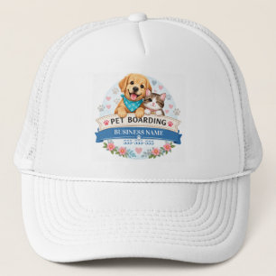 Custom Pet Boarding Adorable Trucker Hat