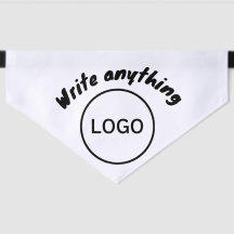 Custom Pet Bow Tie with Your Photo, Logo & Text