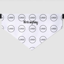 Custom Pet Bow Tie with Your Photo, Logo & Text