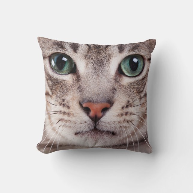 Custom Pet Cat Photo Personalised  Cushion (Front)