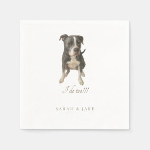 Custom Pet Custom Bruno 2 Wedding Napkins