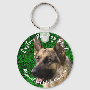 Custom Pet Dog, Cat Photo Personalised Keychain