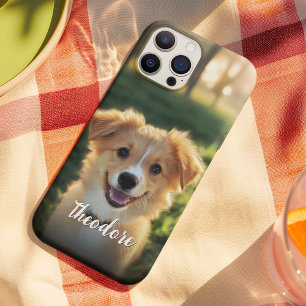 Custom Pet Dog Photo and Name