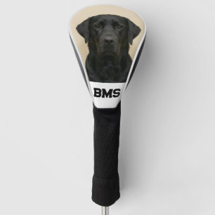 Custom Pet Dog Photo Black Labrador Personalized Golf Head Cover