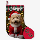 Custom Pet Dog Photo Christmas Stocking