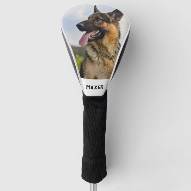 Custom Pet Dog Photo Golf Head Cover (Front)