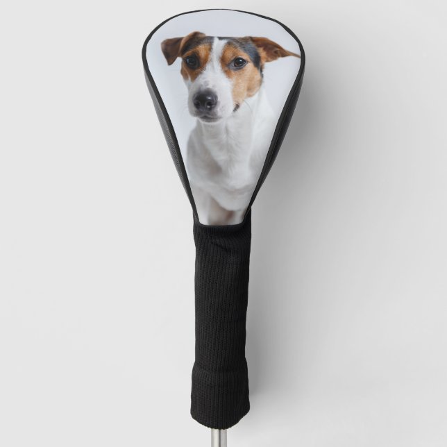 Custom Pet Dog Photo Personalised Golf Head Cover (Front)