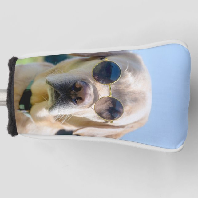 Custom Pet Dog Photo Personalised Golf Head Cover (Front)