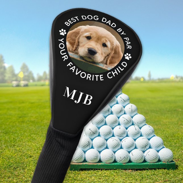 Custom Pet Dog Photo Personalised Monogram Golf Head Cover (Creator Uploaded)