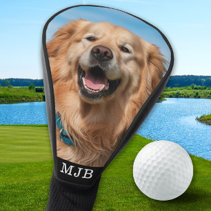 Custom Pet Dog Photo Personalised Monogram Golf Head Cover