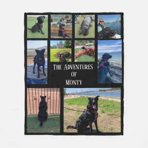Custom Pet & Family Keepsake Fleece Blanket