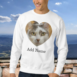 Custom Pet Family Photo Name Personalised Sweatshirt