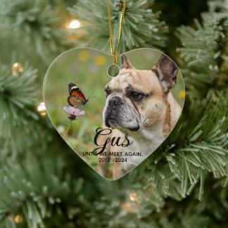 Custom Pet Memorial Ceramic Tree Decoration