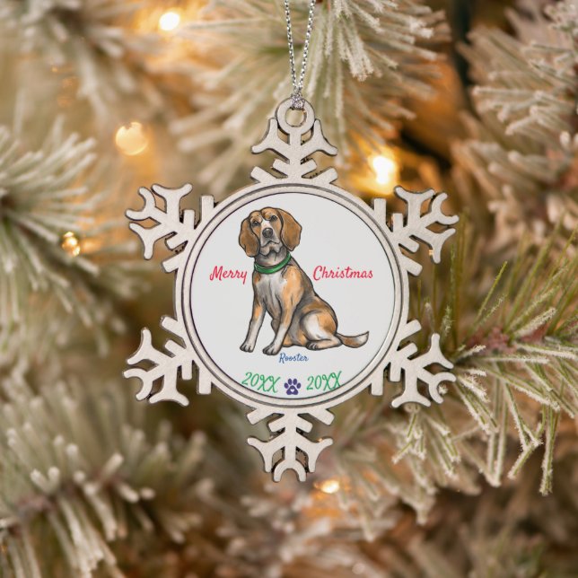 Custom Pet Memorial Ornament - Heartfelt Tribute (Tree)