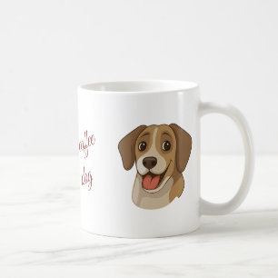 Custom Pet Mug – Upload Photo & Editable Name