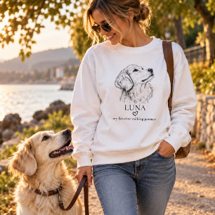 Custom Pet Name Dog Lover Sweatshirt