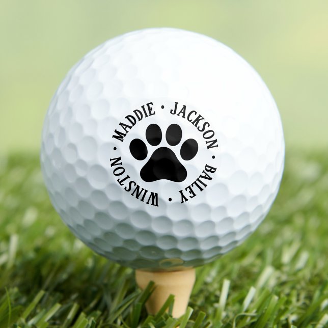 Custom Pet Name Monogram Golf Balls (Custom Pet Name Monogram Golf Balls)