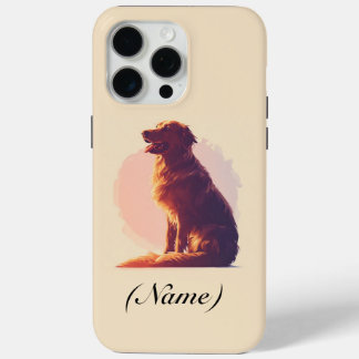 Custom Pet Name Option iPhone 15 Pro Max Case