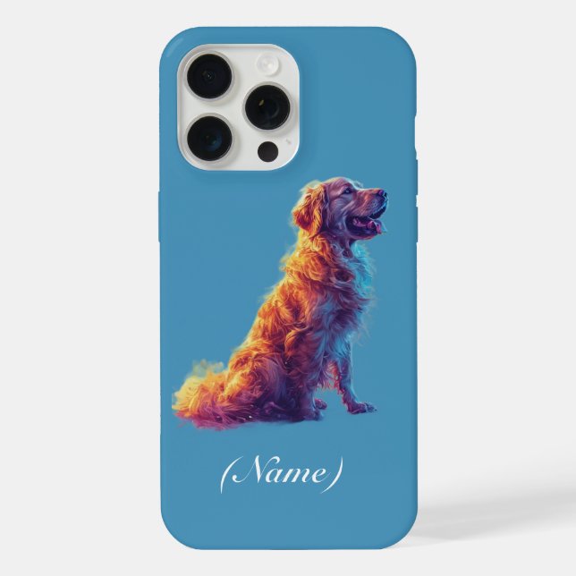 Custom Pet Name Option iPhone Case (Back)