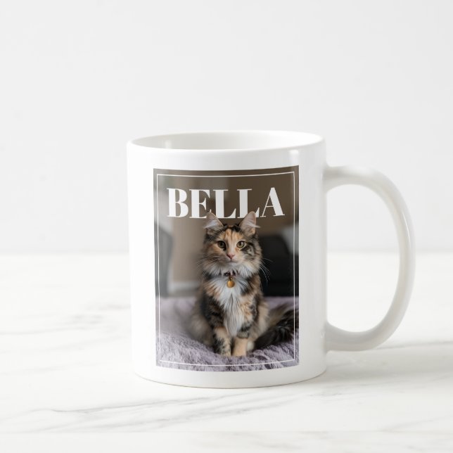 Custom Pet Name PhotoPop Coffee Mug (Right)