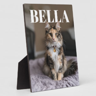 Custom Pet Name PhotoPop Plaque