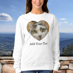 Custom Pet or Family Photo Text Personalised Sweatshirt