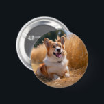Custom Pet Photo 6 Cm Round Badge<br><div class="desc">Turn your favourite photo into a unique, personalised gift! Use a family picture, a cute pet photo, or any image you love to create something special. Perfect for holidays or any occasion, these gifts are sure to make your loved ones smile. Note: The photo shown is just an example. Please...</div>