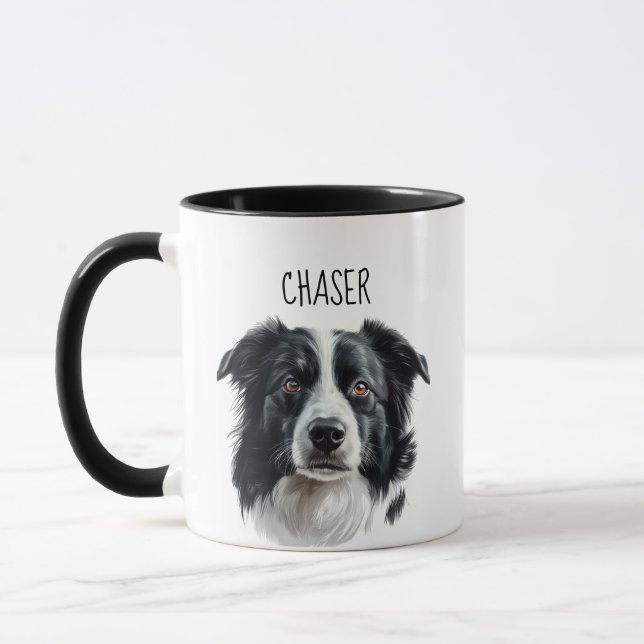 Custom Pet Photo And Name Mug (Left)