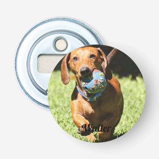 Custom Pet Photo and Text   Bottle Opener