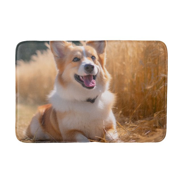 Custom Pet Photo Bath Mat (Front)
