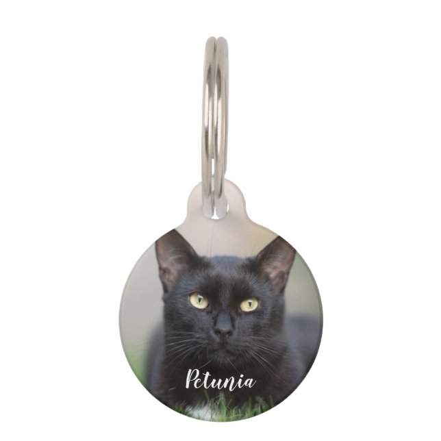 Custom Pet Photo Button Tag (Front)