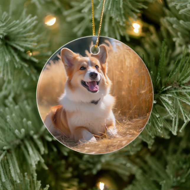 Custom Pet Photo Ceramic Tree Decoration (Tree)