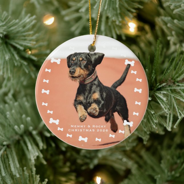 Custom Pet Photo Ceramic Tree Decoration (Tree)