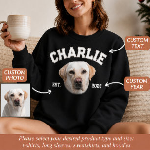 Custom Pet Photo Face For Dog Mum Personalised Sweatshirt